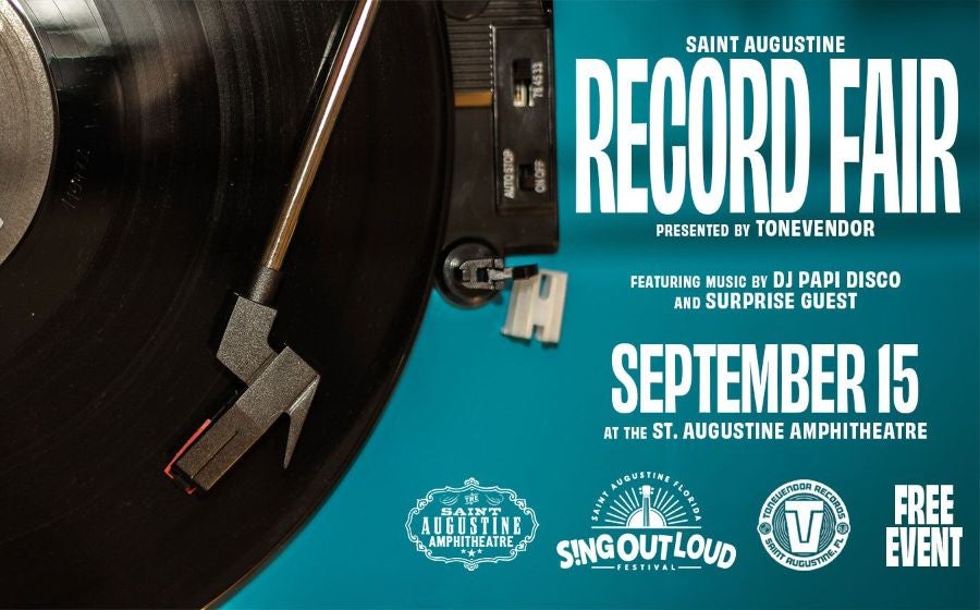 The St. Augustine Record Fair - FREE EVENT! | St. Augustine Amphitheatre