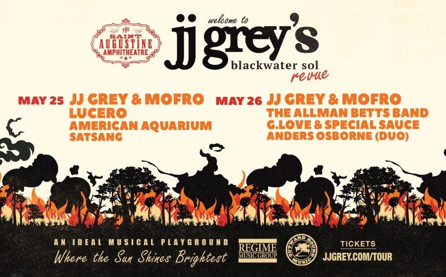 JJ Grey's Blackwater Sol Revue St. Augustine Amphitheatre